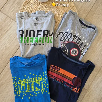 Lot Tee-shirt 12 ans